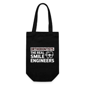 Dental Expert Structural Alignment Engineer Gear  - Gift Bag for Bottles - black - Front