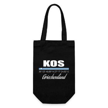 Kos - Geschenkbeutel für Flaschen - Schwarz - Vorne