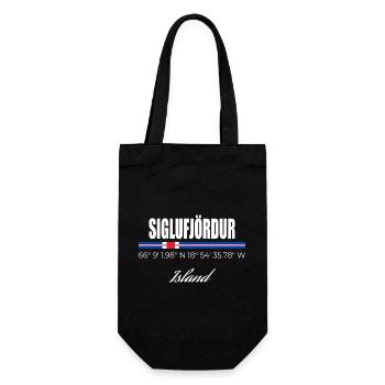 Siglufjördur - Gift Bag for Bottles - black - Front