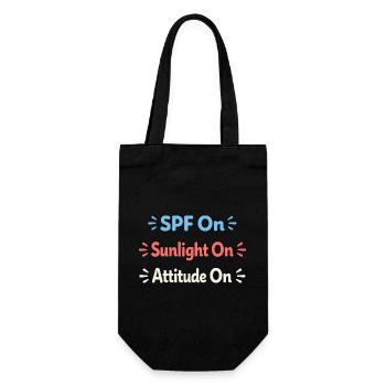 Spf Culture Identity Skin Care Humor - Gift Bag for Bottles - black - Front