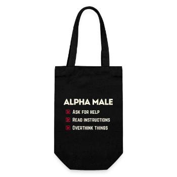 Humour masculin - Ironique ce qu’il ne faut pas faire - Sac à bouteille - noir - Devant