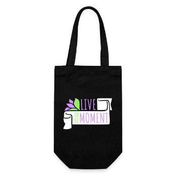 Vivre dans l’instant Pleine conscience de la présence - Sac à bouteille - noir - Devant