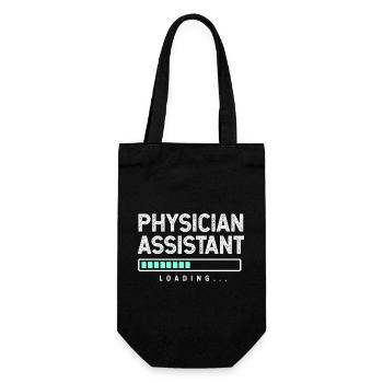 Arzthelferin Physician Assistant Pflege MFA PA - Geschenkbeutel für Flaschen - Schwarz - Vorne