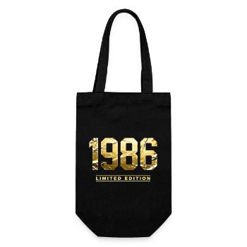 Limited Edition 1986 - Vintage 1986 - Gift Bag for Bottles - black - Front