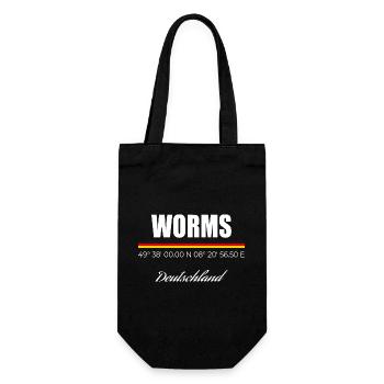 Worms - Geschenkbeutel für Flaschen - Schwarz - Vorne