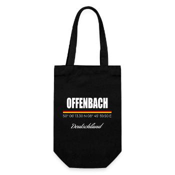 Offenbach - Geschenkbeutel für Flaschen - Schwarz - Vorne