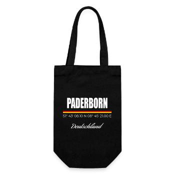 Paderborn - Geschenkbeutel für Flaschen - Schwarz - Vorne