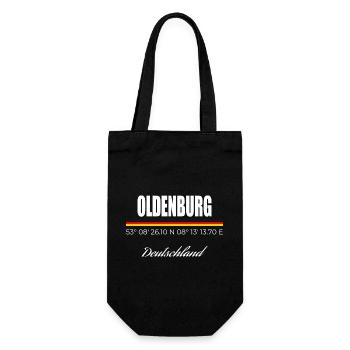 Oldenburg - Geschenkbeutel für Flaschen - Schwarz - Vorne