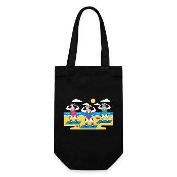 Plage de Yoga des Vaches - Sac à bouteille - noir - Devant