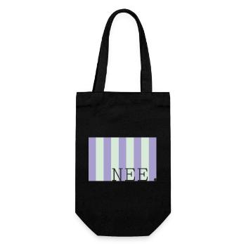 Ancienne police Pastel Stripe - Sac à bouteille - noir - Devant
