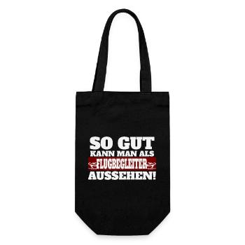 So gut kann man als flugbegleiter aussehen - Geschenkbeutel für Flaschen - Schwarz - Vorne