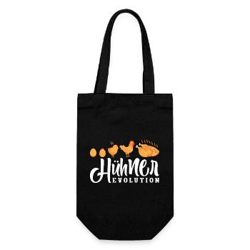 Chicken Whisperer Chicken Chicken Keeper Chickens - Gift Bag for Bottles - black - Front