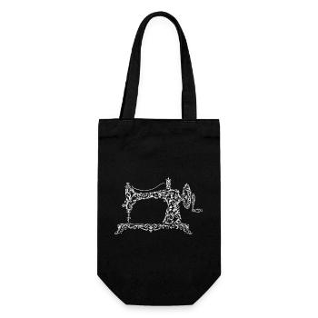machine à coudre - Sac à bouteille - noir - Devant