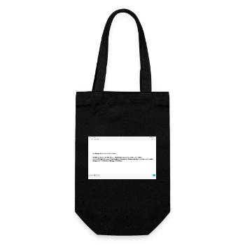 Das Wasser des Lebens - Geschenkbeutel für Flaschen - Schwarz - Vorne