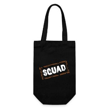 squad - Geschenkbeutel für Flaschen - Schwarz - Vorne