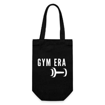 Fitness-Motivation für Kurzhantel-Gewichtheben im Fitnessstudio - Geschenkbeutel für Flaschen - Schwarz - Vorne