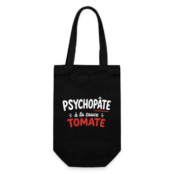 Psychopâte à la sauce tomate - Sac à bouteille - noir - Devant