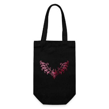 Bat bats vampire - Gift Bag for Bottles - black - Front