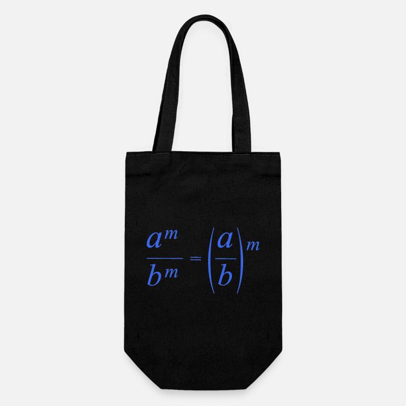 mathematics - Gift Bag for Bottles - black