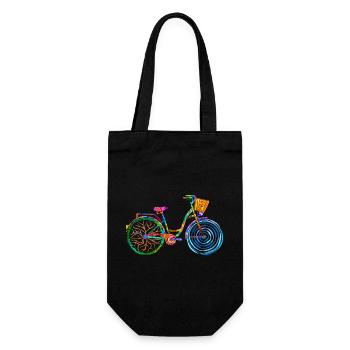vélo coloré, vélo pour femme, colors bike, ladies bike - Sac à bouteille - noir - Devant