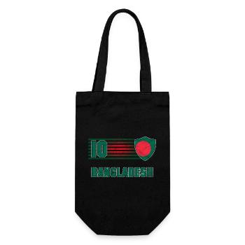 Bangladesh Football Team - Gift Bag for Bottles - black - Front