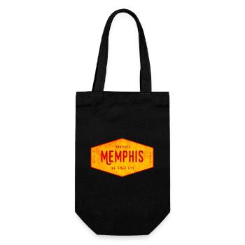 Enseigne de style Memphis – River City - Sac à bouteille - noir - Devant