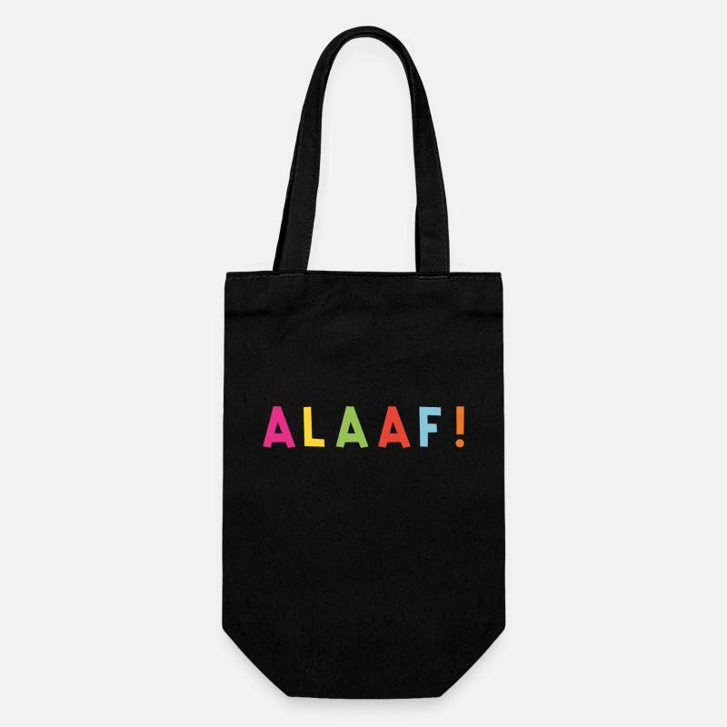 Alaaf - Geschenkbeutel für Flaschen - Schwarz