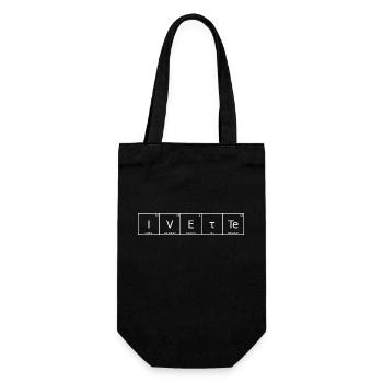 Ivette Nom Prénom Chimie Tableau périodique Éléments - Sac à bouteille - noir - Devant