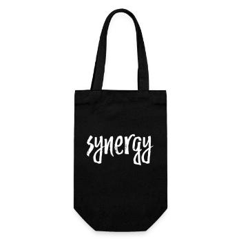 Synergy - Gift Bag for Bottles - black - Front