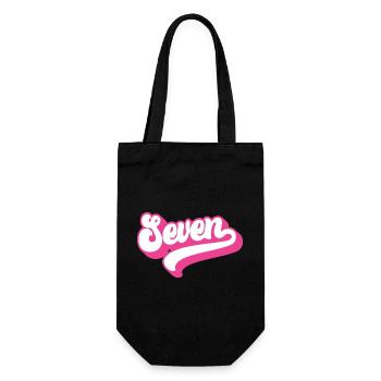 Sept 7e anniversaire pour les filles de 7 ans - Sac à bouteille - noir - Devant