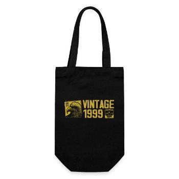 Vintage 1999 Retro Anniversary Gift 1999 - Gift Bag for Bottles - black - Front