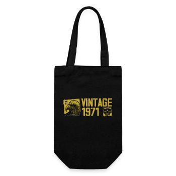 Vintage 1971 Cadeau Anniversaire Rétro 1971 - Sac à bouteille - noir - Devant