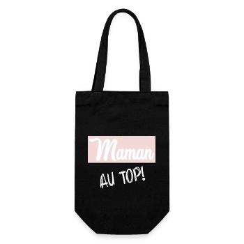 FÊTE DES MÈRES. BONNE FÊTE MAMAN - Sac à bouteille - noir - Devant