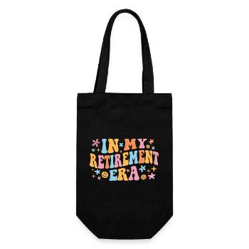 À l’époque de ma retraite, j’ai - Sac à bouteille - noir - Devant