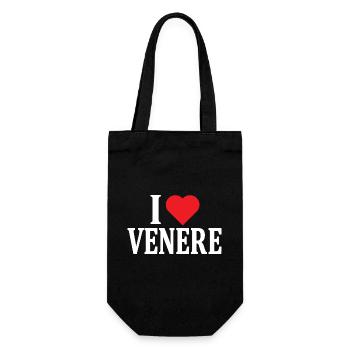 t-shirt I love Venus t-shirt idée cadeau - Sac à bouteille - noir - Devant