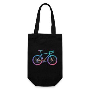 Gradient Radfahren Fahrrad Design - Geschenkbeutel für Flaschen - Schwarz - Vorne