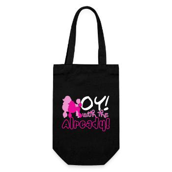 Oy With The Poodle - Gift Bag for Bottles - black - Front