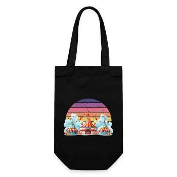 Circus - Gift Bag for Bottles - black - Front