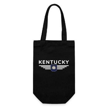 Kentucky Fan T-Shirt – Stolz zeigen! - Geschenkbeutel für Flaschen - Schwarz - Vorne