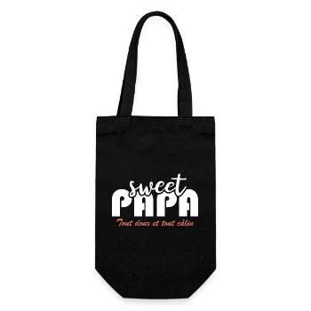 Sweet papa - Sac à bouteille - noir - Devant
