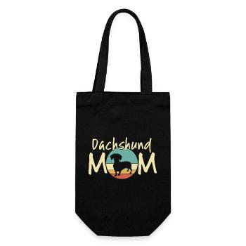 Teckel Lune Mère Design - Sac à bouteille - noir - Devant