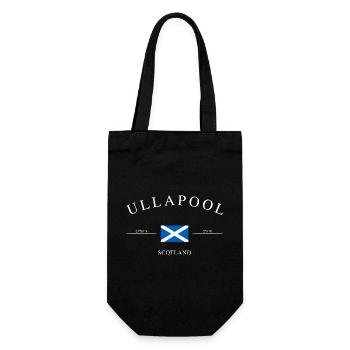 Ullapool Scotland – Holiday Souvenir &amp; Gift - Gift Bag for Bottles - black - Front