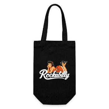 Cadeau de fille pin-up pour voitures vintage rockabilly - Sac à bouteille - noir - Devant