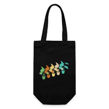 Pflanzenliebhaber Lustiger Garten-humor - Geschenkbeutel für Flaschen - Schwarz - Vorne