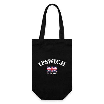 Ipswich, Angleterre - Sac à bouteille - noir - Devant