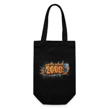 Limited Edition 2008 Graffiti - Geschenkbeutel für Flaschen - Schwarz - Vorne