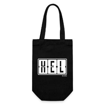 Helsinki HEL , City Souvenir T-Shirt, Hoodie, Cap - Geschenkbeutel für Flaschen - Schwarz - Vorne
