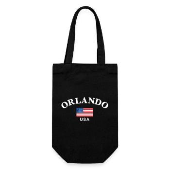 Orlando, USA - Gift Bag for Bottles - black - Front