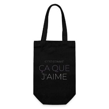 C'est Comme Ça Que J'aime - Sac à bouteille - noir - Devant