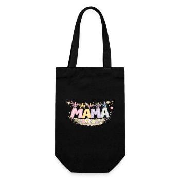 Mama Fleurs et Pastel | Cadeau Fête des Mères - Sac à bouteille - noir - Devant